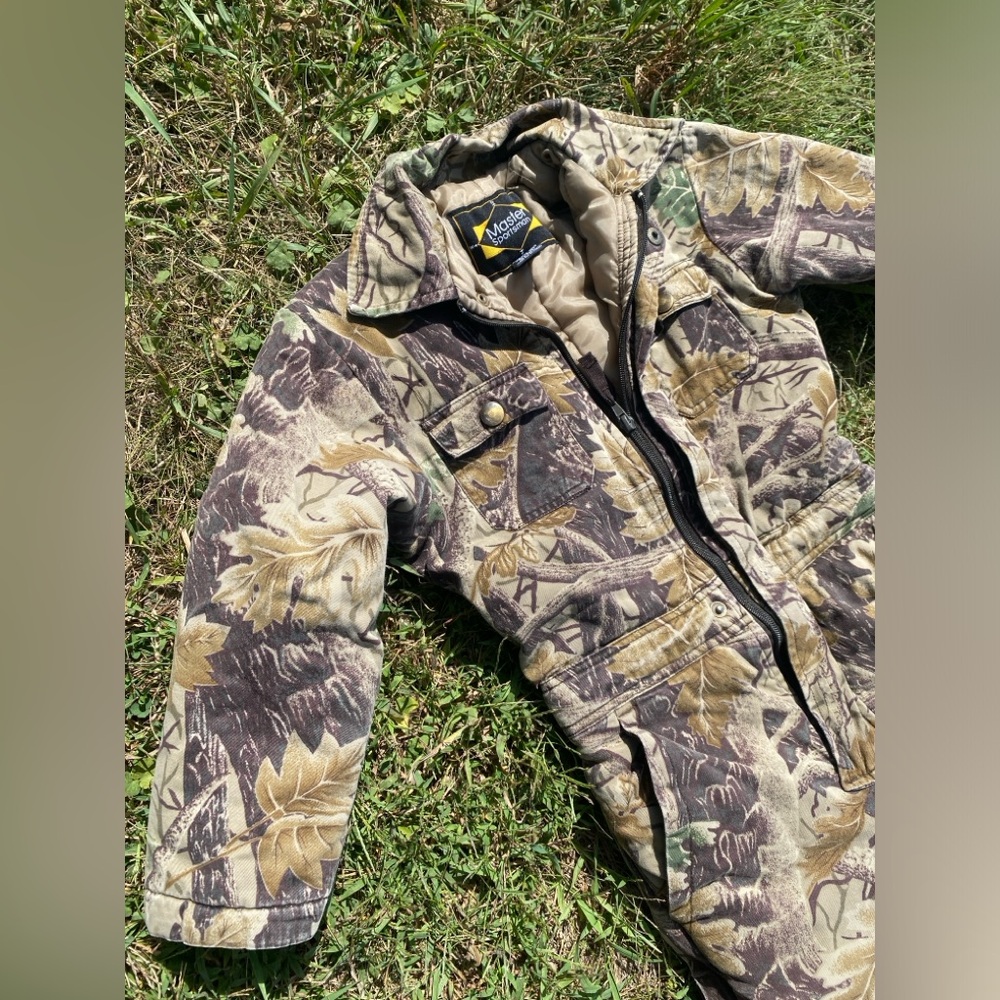 Kid’s Camo Coveralls size small